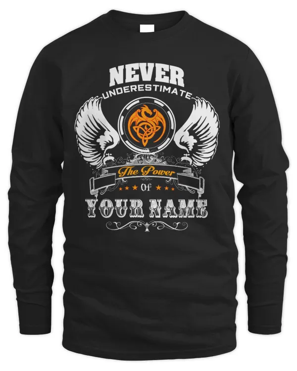 "Unleash Your Inner Strength - Exclusive 'Never Underestimate the Power' Apparel Collection - PRINT ON THE BACK"