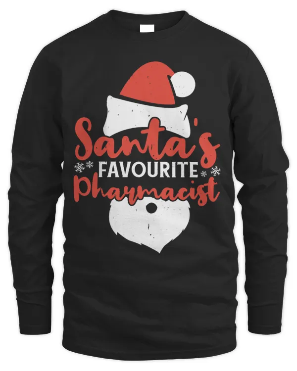Cute Pharmacist Stud Christmas Santas Favourite 3 - Men's Long Sleeved T-Shirt Men's Long Sleeved T-Shirt