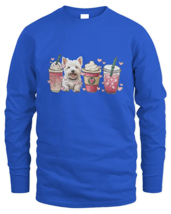 Exclusive Edition #Westie 61024 04 - Men's Long Sleeved T-Shirt Men's Long Sleeved T-Shirt