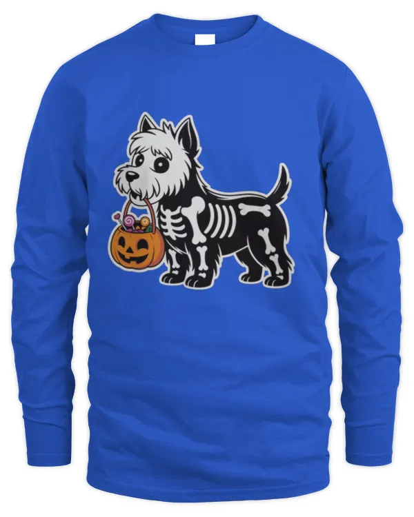 Westie halloween - Men's Long Sleeved T-Shirt Men's Long Sleeved T-Shirt