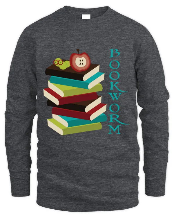 Bookworm Book Lover T-Shirt - Men's Long Sleeved T-Shirt Men's Long Sleeved T-Shirt