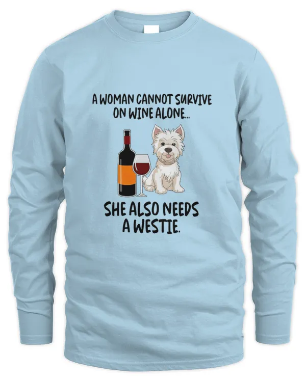 Exclusive Edition #Westie 61024 02 - Men's Long Sleeved T-Shirt Men's Long Sleeved T-Shirt