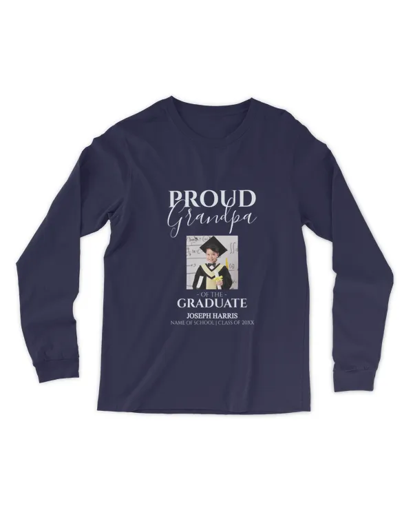 Proud Grandpa Of The Graduate - Photo T-Shirt, Gifts for Grandpa, Gift idea for Grandpa