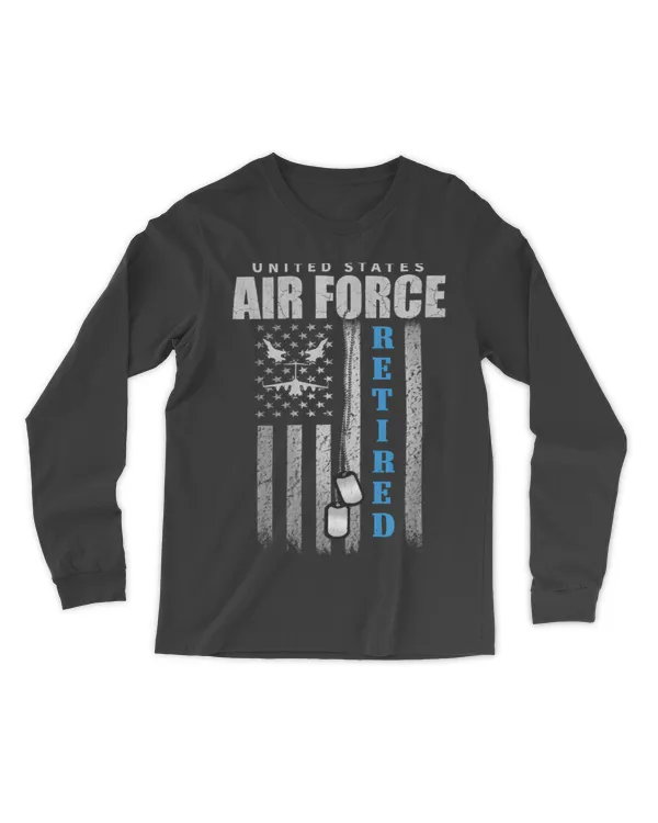 Veteran Of The United States Air Force Retired Long Sleeve T-Shirt