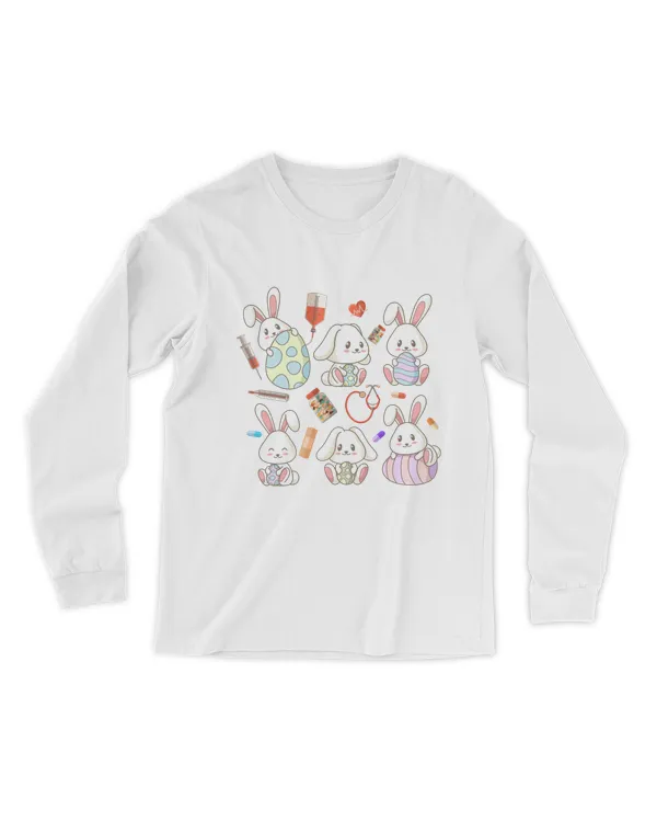 Cute Nurse Bunnies Easter's Day Shirt, Nurse Shirt, Nurse Gift, Nurse Easter Shirt, Nurse Easter 2023 Tshirt, Nurse Easter Day, Easter Day