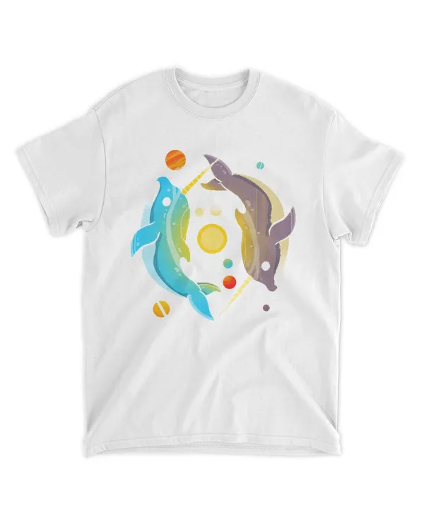 Narwhal T- Shirt Narwhal Universe T- Shirt