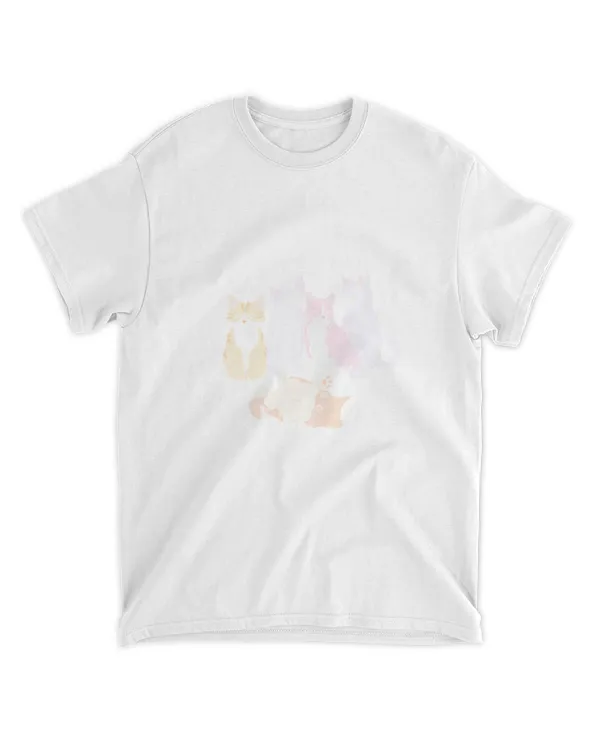 Cat T- Shirt Cat - My Friendship Circle T- Shirt