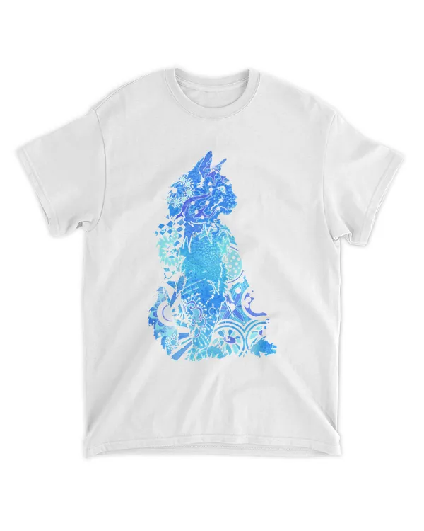 Cat T- Shirt Geometric Cat T- Shirt