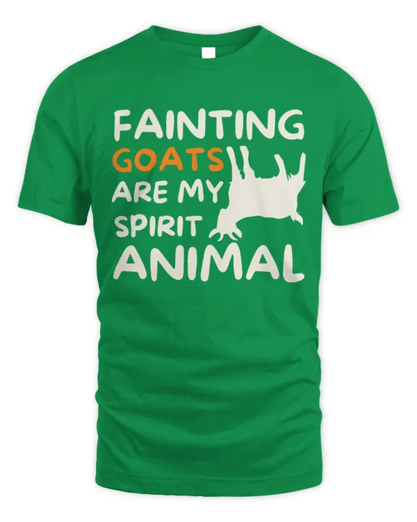 Fainting Goats Are My Spirit Animal Shirt Funny Goat Lover Gift - Unisex Standard T-Shirt Unisex Standard T-Shirt
