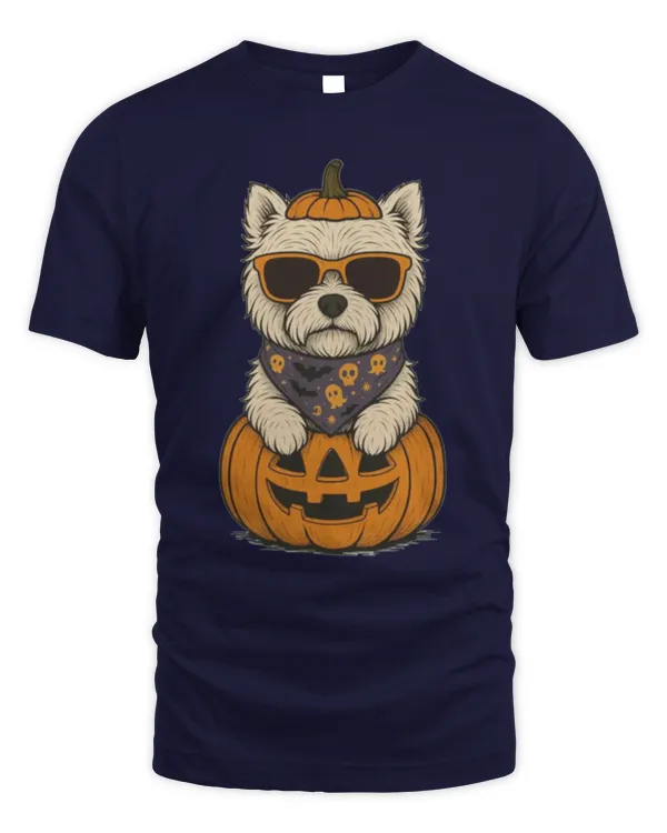 Westie pumkin - Unisex Standard T-Shirt Unisex Standard T-Shirt