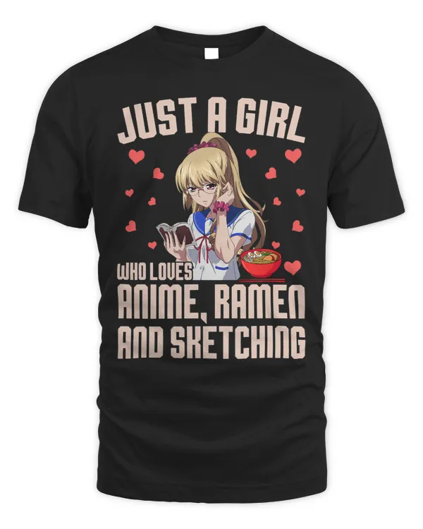 Just A Girl Who Loves Anime Ramen And Sketching Girls Teens 5