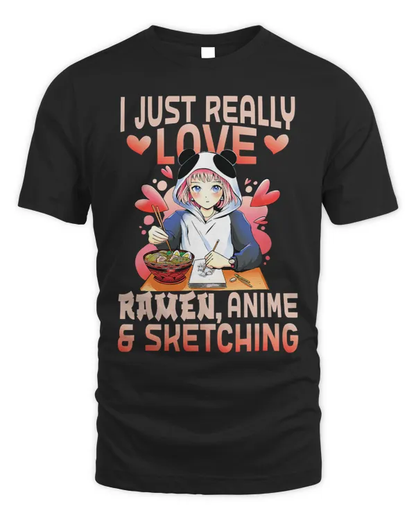 Ramen Merch Anime lovers Japanese animation Sketching