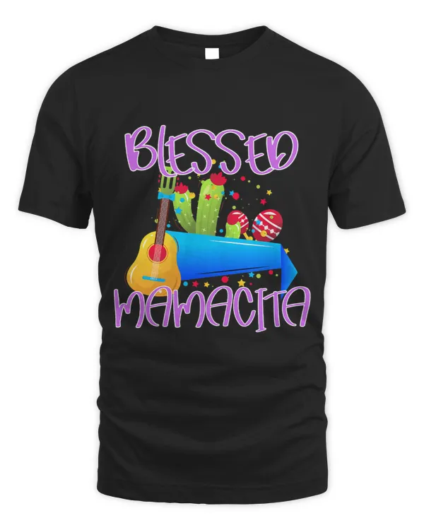 Thankful Blessed Mamacita Shirt for Women 1