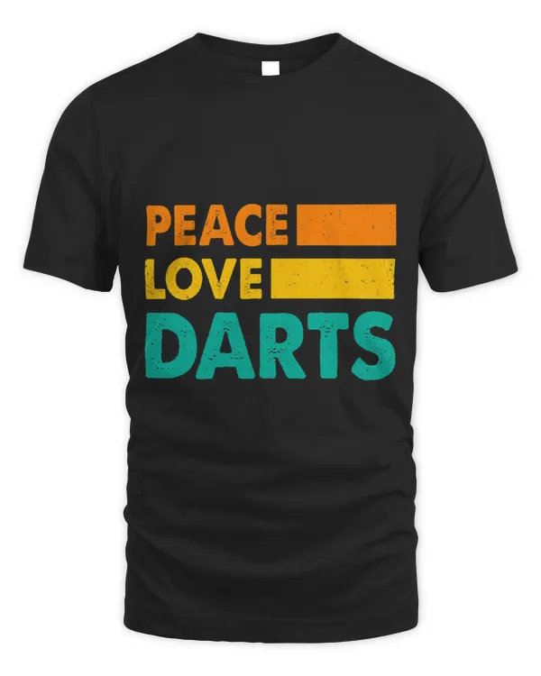 Peace Love Darts Dart Player Darting Triple 20 Bullseye 1