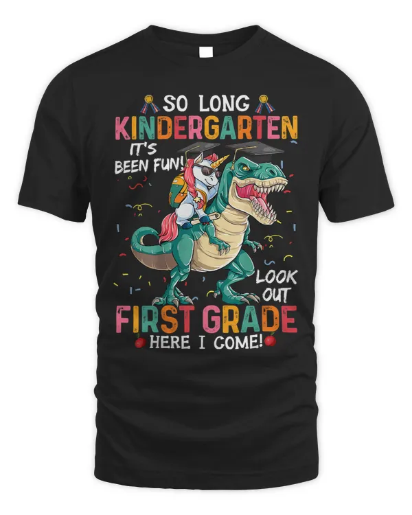 So Long Kindergarten Graduation Class Unicorn Dinosaur