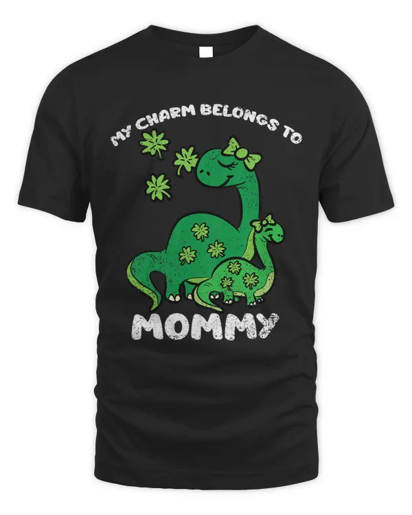 Kids St Patricks Day Girls Kids My Charm Belongs To Mommy