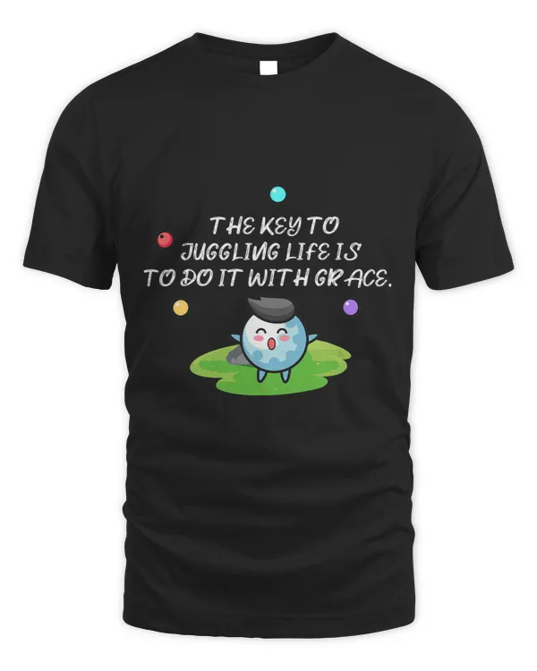 Juggler Circus Performer Tricks with Balls Pins Bowl