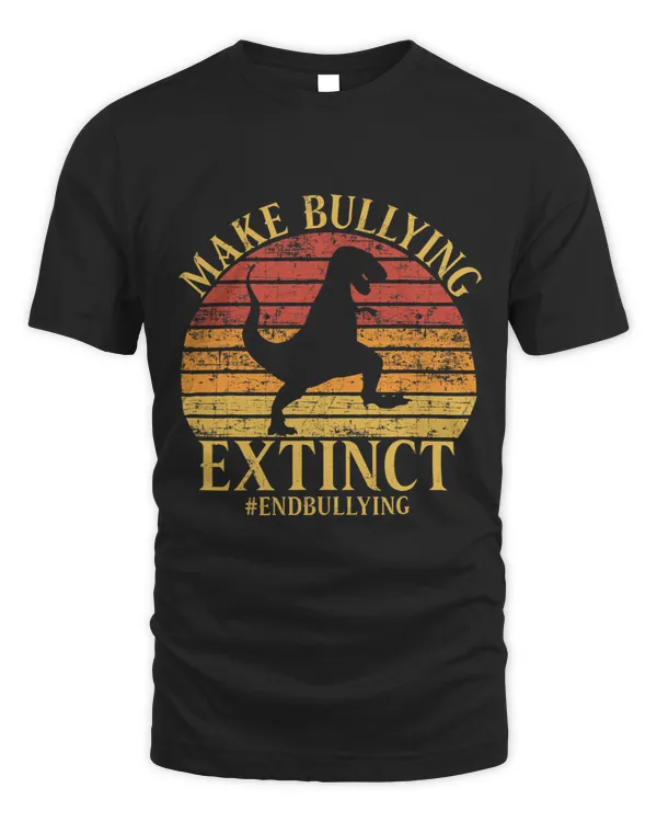Make Bullying ExtinctWe Wear Orange For Unity DayDinosaur 5