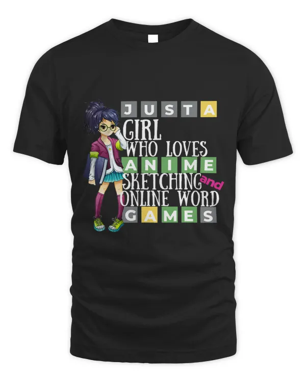 Just A Girl Who Loves Anime Sketching Online Word Game Magna