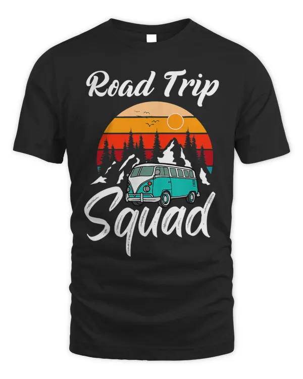 Road Trip Squad Retro Traveling Tour Souvenir 1