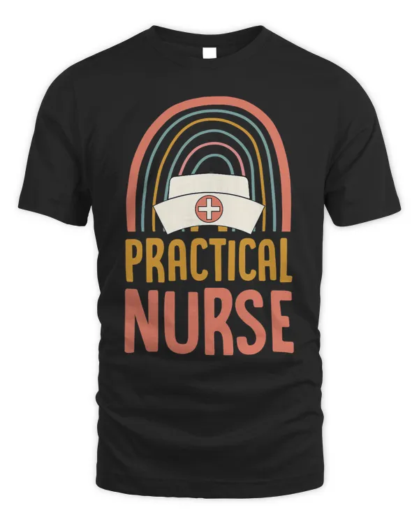 Practical Nurse Boho Bohemian Rainbow Nursing School