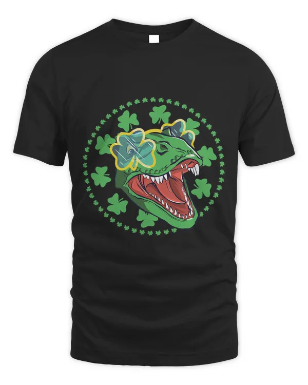 T Rex St. Pat Dinosaur Gift Happy Patricks Day Funny Dino