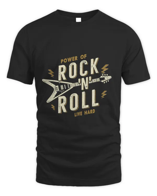 Rock and Roll Vintage Guitar Retro Music Lover Souvenir