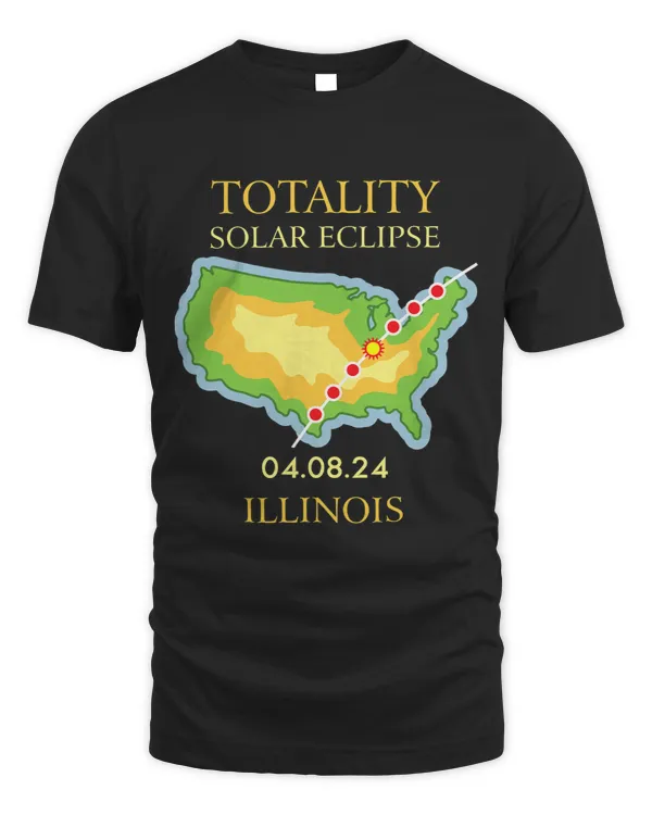 Total Solar Eclipse Maps ILLINOIS April 8 2024 Astronomy