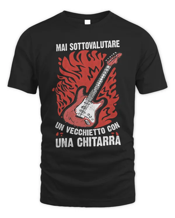 Mens Never underestimate an old man with a guitar Guitarist