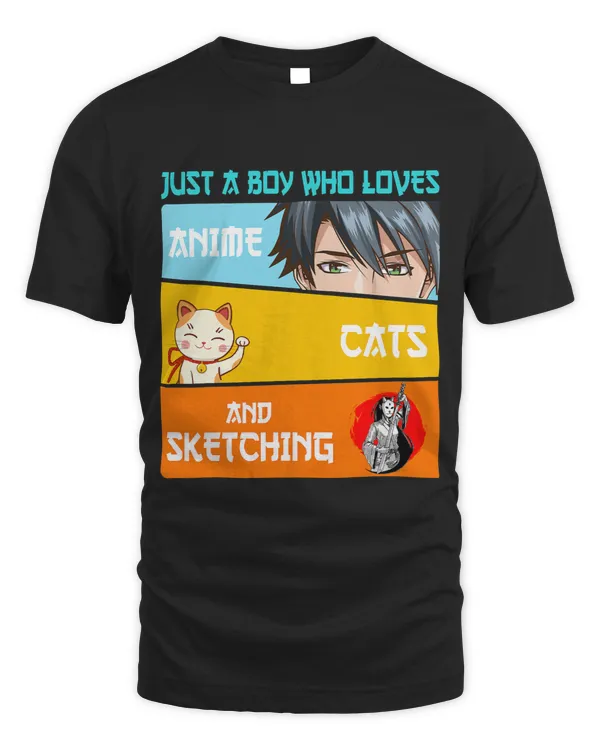 Just A Boy Who Loves Anime Cats And Sketching Kawaii Anime