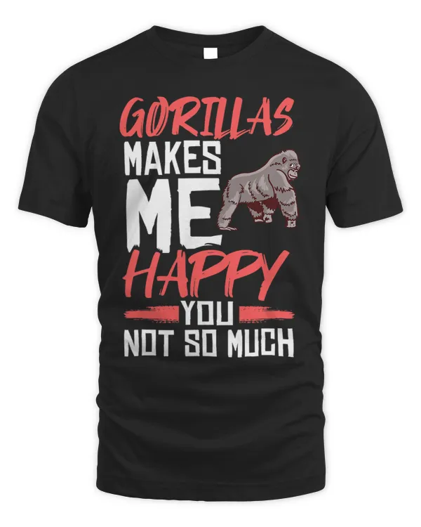 Monkey Lover Gorilla Animal Quote Monkey Habitat Silverback Western 442