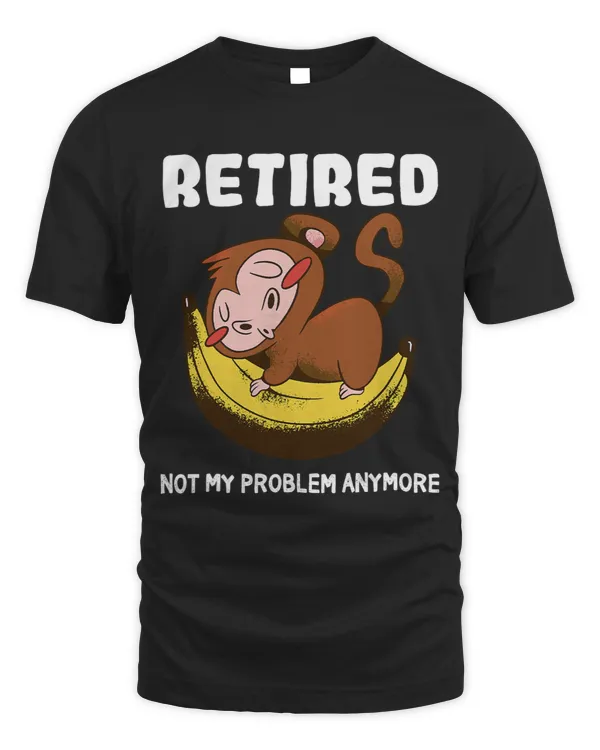 Monkey Lover Retired Funny Retirement Gifts for Men Women Monkey Banana