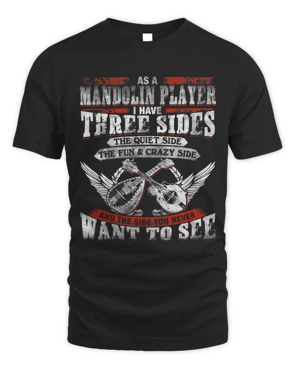 Three Sides Of Mandolin Player
