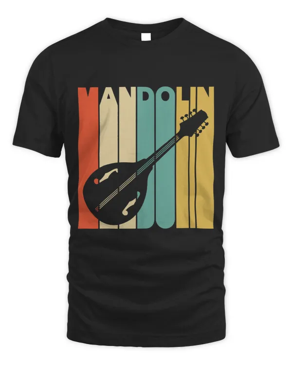 Vintage Style Mandolin Silhouette