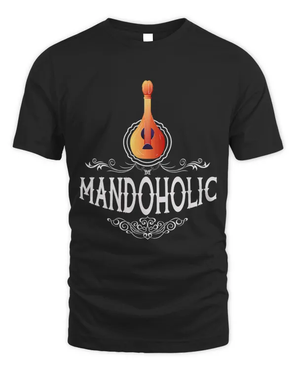 Mandoholic Funny Mandolic Mandolin Lover Bluegrass Music