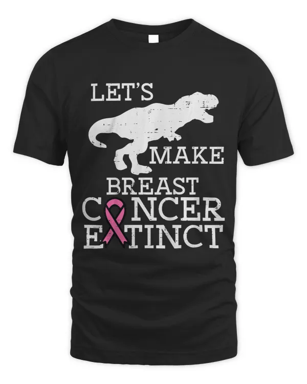Kids Extinct Dino Trex Breast Cancer Awareness Kids Toddler Boys