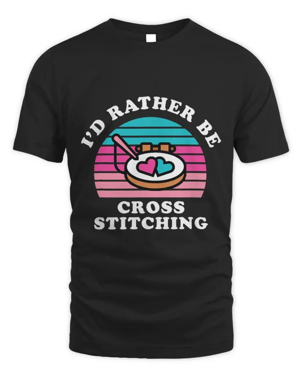 Id Rather Be CrossStitching Cross Stitch