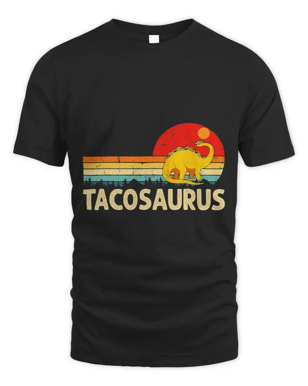 Vintage Tacosaurus Cute Dinosaur Funny Cinco De Mayo Kids 1