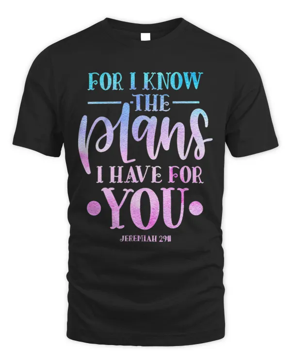 Know The Plans I Have For You Jeremiah 29 11 Bible Verse