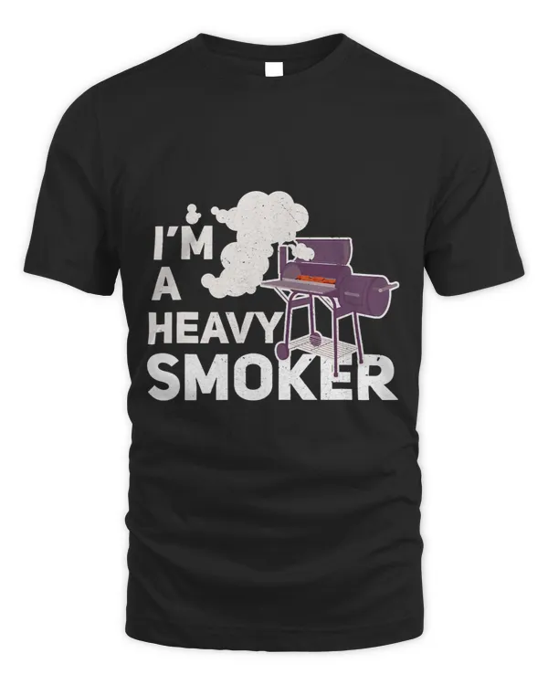 Im A Heavy Smoker BBQ Lover Grilling Mens Avid Smokers Gift