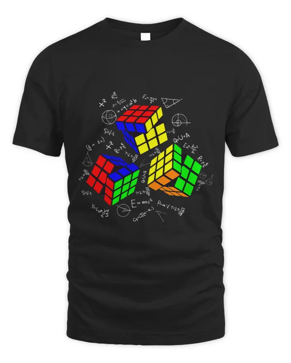 Math Lover Cuber Speed Cubing Puzzles Funny Cube Graphic