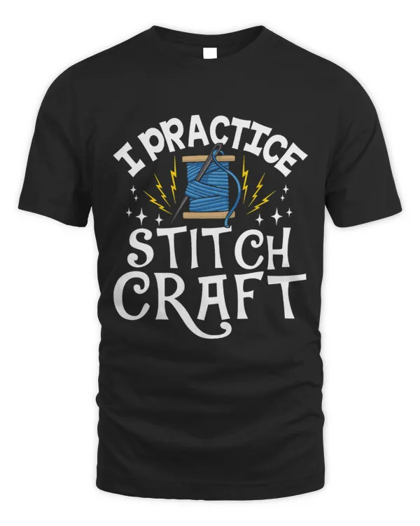I Practice Stitch Craft Funny Cross Stitch Gift