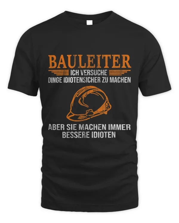 Bauherr Shirt Builder House Building Supervision Building Manager