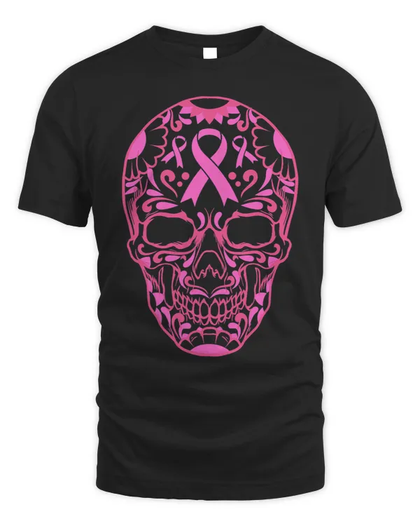 Womens Breast Cancer Awareness Gift ribbon Pink butterfly 3