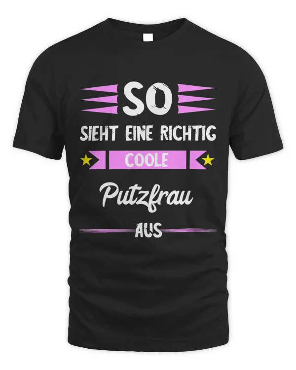Womens Cool Putzfrau Putzfee Putzkraft Building Cleaner Housewife