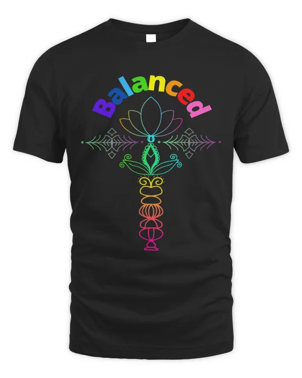 Balanced multi color Meditation Namaste