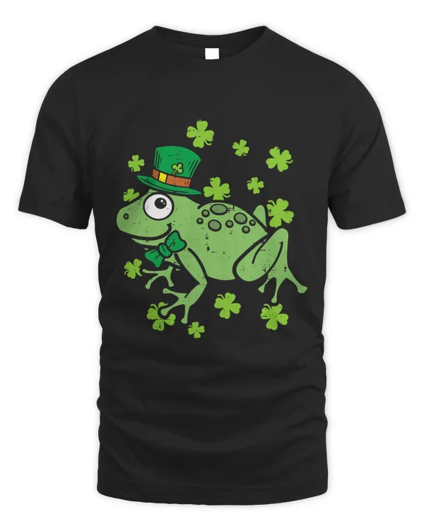 Froggy Frog Leprechaun Frog Shamrock St Patricks Day Animal Lover Frogs