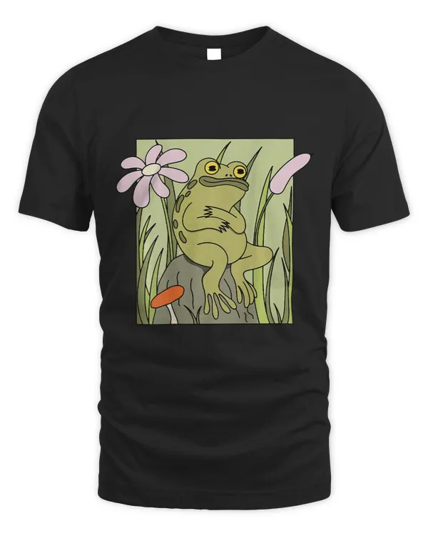 Froggy Frog Cottagecore Nature Lover Goblincore Pastel Mushrooms Frog 1 Frogs