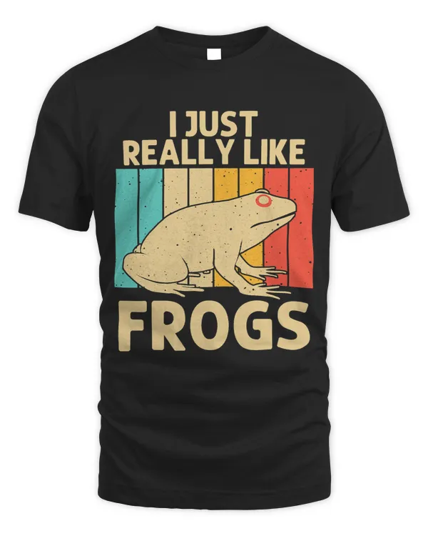 Froggy Frog Vintage Frog Design For Men Women Kids Cute Frog Toad Lovers 6 Frogs
