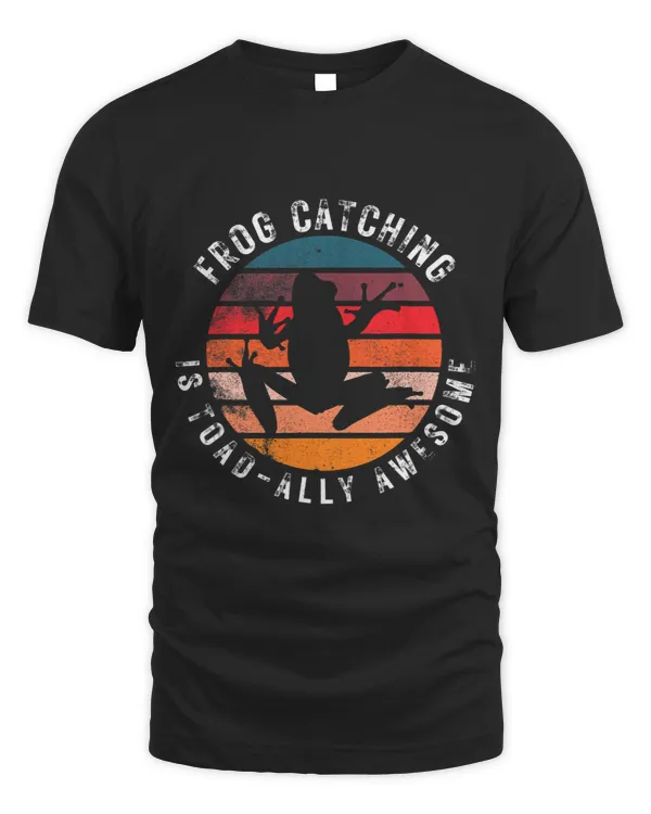 Froggy Frog Vintage Frog Gigging Frogging Frog Catching Is Awesome Frogs